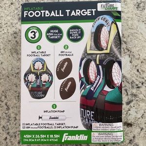 Franklin Inflatable Football Target NIB